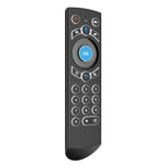 คีย์บอร์ดรีโมทไร้สาย G21 2.4GHz Fly Air Mouse พร้อมไฟ LED แบ็คไลท์ และไจโรสโคป สำหรับ Android TV Box / PC, รองรับเสียงอัจฉริยะ, สีน้ำเงิน