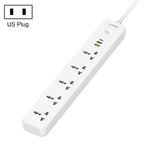 ปลั๊กไฟเดินทาง LDNIO SC5319 5 ช่อง พร้อมพอร์ต USB 38W ความยาวสาย 2m, ปลั๊ก EU, ปลั๊ก UK, ปลั๊ก US