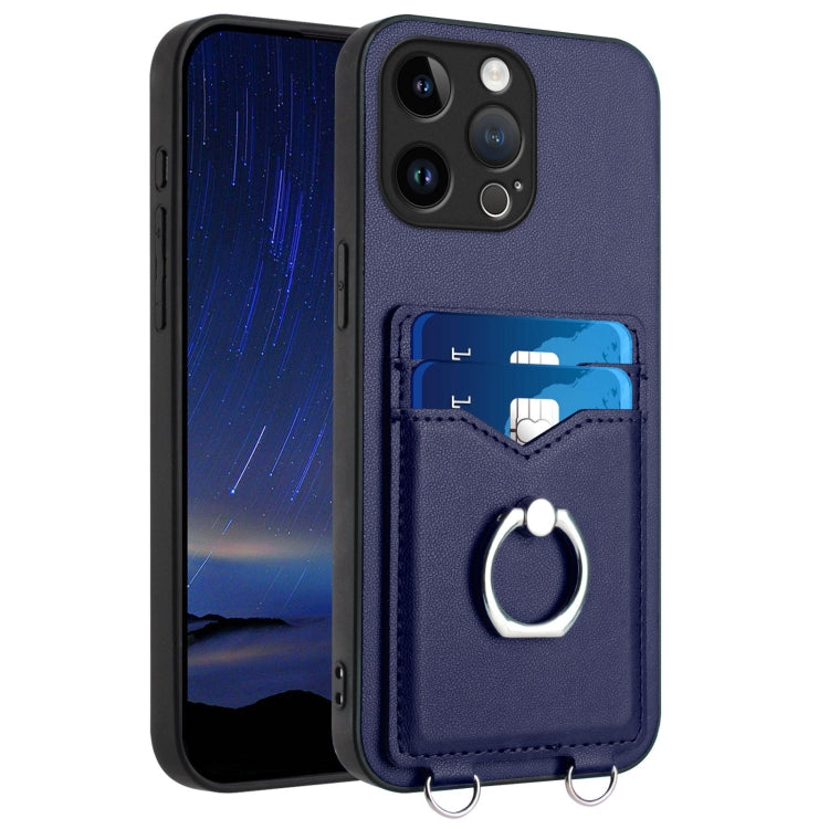 เคสโทรศัพท์พร้อมที่ใส่บัตรแหวน R20 สำหรับ iPhone 17 Pro Max, สำหรับ iPhone 17 Pro, สำหรับ iPhone 17, สำหรับ iPhone Air, สำหรับ iPhone 15 Pro Max, สำหรับ iPhone 15 Pro, สำหรับ iPhone 15 Plus, สำหรับ iPhone 15