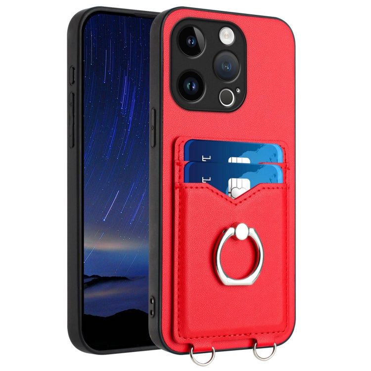 เคสโทรศัพท์พร้อมที่ใส่บัตรแหวน R20 สำหรับ iPhone 17 Pro Max, สำหรับ iPhone 17 Pro, สำหรับ iPhone 17, สำหรับ iPhone Air, สำหรับ iPhone 15 Pro Max, สำหรับ iPhone 15 Pro, สำหรับ iPhone 15 Plus, สำหรับ iPhone 15