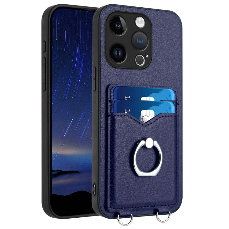 เคสโทรศัพท์พร้อมที่ใส่บัตรแหวน R20 สำหรับ iPhone 17 Pro Max, สำหรับ iPhone 17 Pro, สำหรับ iPhone 17, สำหรับ iPhone Air, สำหรับ iPhone 15 Pro Max, สำหรับ iPhone 15 Pro, สำหรับ iPhone 15 Plus, สำหรับ iPhone 15