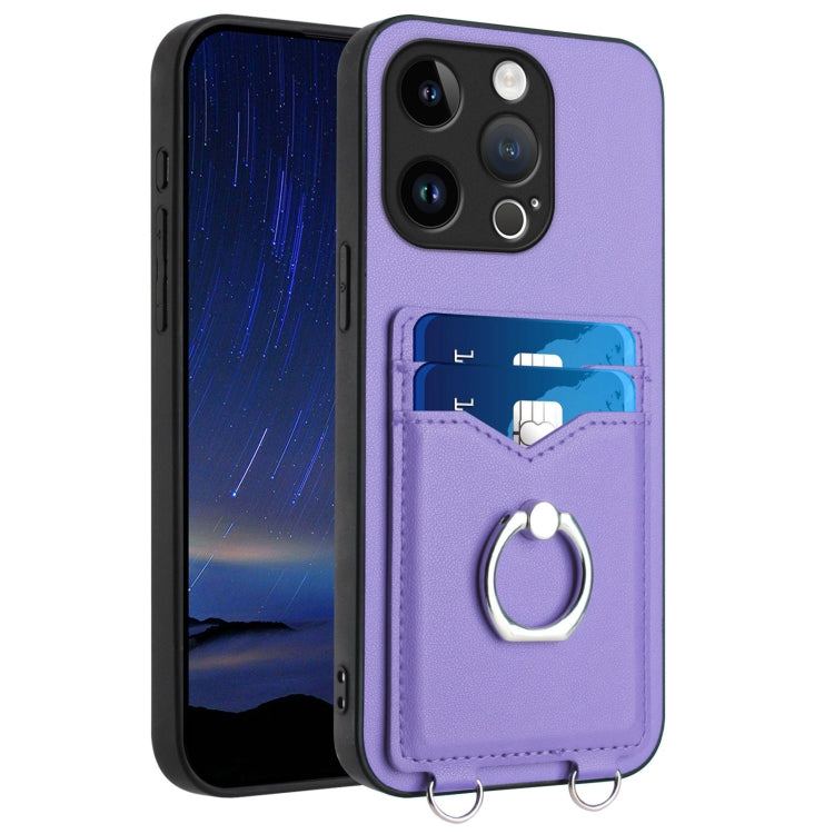 เคสโทรศัพท์พร้อมที่ใส่บัตรแหวน R20 สำหรับ iPhone 17 Pro Max, สำหรับ iPhone 17 Pro, สำหรับ iPhone 17, สำหรับ iPhone Air, สำหรับ iPhone 15 Pro Max, สำหรับ iPhone 15 Pro, สำหรับ iPhone 15 Plus, สำหรับ iPhone 15