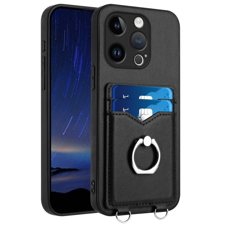 เคสโทรศัพท์พร้อมที่ใส่บัตรแหวน R20 สำหรับ iPhone 14 Plus, สำหรับ iPhone 14, สำหรับ iPhone 14 Pro, สำหรับ iPhone 14 Pro Max, สำหรับ iPhone SE 2022 / SE 2020 / 8, สำหรับ iPhone 13 Pro Max, สำหรับ iPhone 13 Pro, สำหรับ iPhone 13