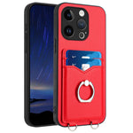 เคสโทรศัพท์พร้อมที่ใส่บัตรแหวน R20 สำหรับ iPhone 14 Plus, สำหรับ iPhone 14, สำหรับ iPhone 14 Pro, สำหรับ iPhone 14 Pro Max, สำหรับ iPhone SE 2022 / SE 2020 / 8, สำหรับ iPhone 13 Pro Max, สำหรับ iPhone 13 Pro, สำหรับ iPhone 13