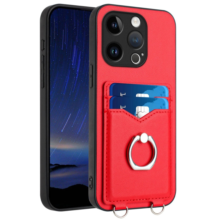 เคสโทรศัพท์พร้อมที่ใส่บัตรแหวน R20 สำหรับ iPhone 14 Plus, สำหรับ iPhone 14, สำหรับ iPhone 14 Pro, สำหรับ iPhone 14 Pro Max, สำหรับ iPhone SE 2022 / SE 2020 / 8, สำหรับ iPhone 13 Pro Max, สำหรับ iPhone 13 Pro, สำหรับ iPhone 13
