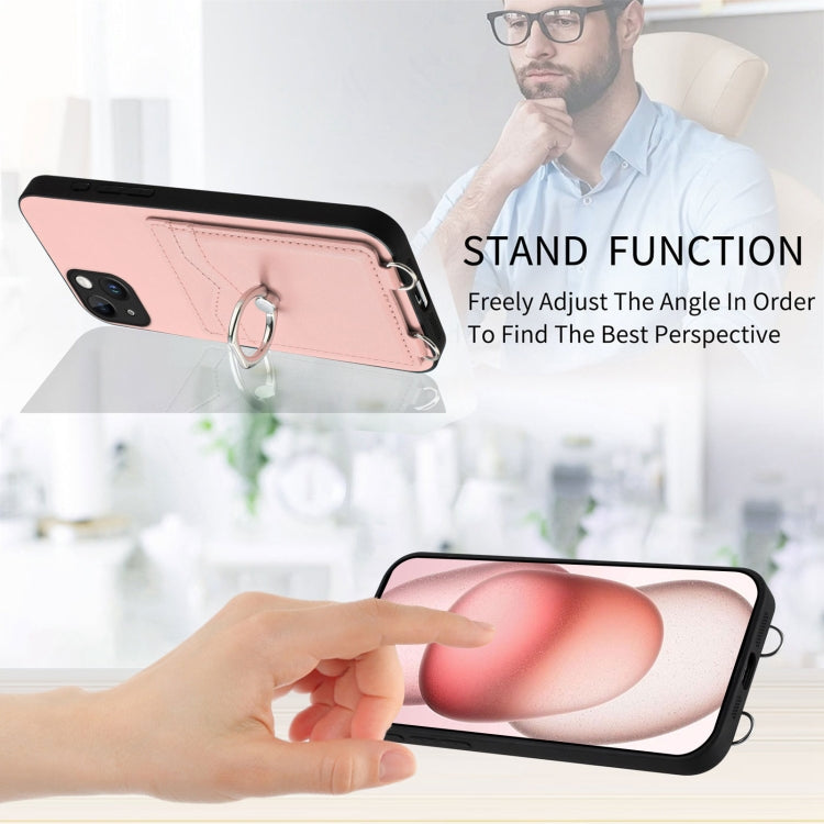 เคสโทรศัพท์พร้อมที่ใส่บัตรแหวน R20 สำหรับ iPhone 14 Plus, สำหรับ iPhone 14, สำหรับ iPhone 14 Pro, สำหรับ iPhone 14 Pro Max, สำหรับ iPhone SE 2022 / SE 2020 / 8, สำหรับ iPhone 13 Pro Max, สำหรับ iPhone 13 Pro, สำหรับ iPhone 13
