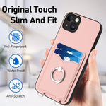 เคสโทรศัพท์พร้อมที่ใส่บัตรแหวน R20 สำหรับ iPhone 14 Plus, สำหรับ iPhone 14, สำหรับ iPhone 14 Pro, สำหรับ iPhone 14 Pro Max, สำหรับ iPhone SE 2022 / SE 2020 / 8, สำหรับ iPhone 13 Pro Max, สำหรับ iPhone 13 Pro, สำหรับ iPhone 13