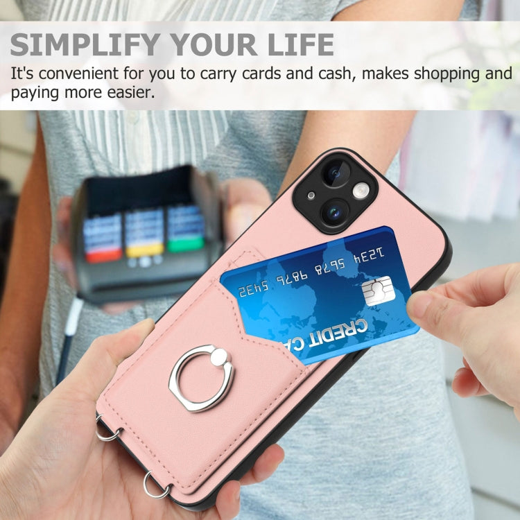 เคสโทรศัพท์พร้อมที่ใส่บัตรแหวน R20 สำหรับ iPhone 14 Plus, สำหรับ iPhone 14, สำหรับ iPhone 14 Pro, สำหรับ iPhone 14 Pro Max, สำหรับ iPhone SE 2022 / SE 2020 / 8, สำหรับ iPhone 13 Pro Max, สำหรับ iPhone 13 Pro, สำหรับ iPhone 13
