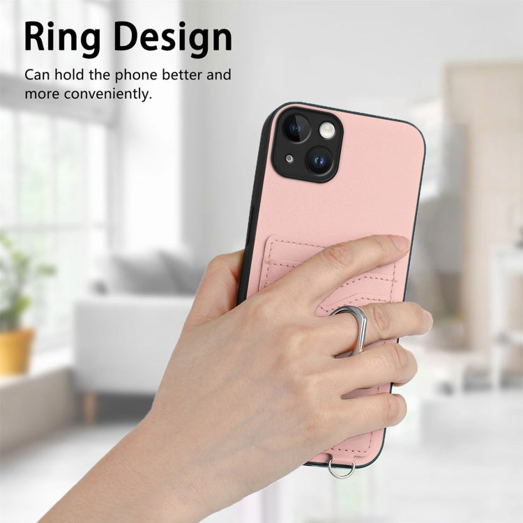 เคสโทรศัพท์พร้อมที่ใส่บัตรแหวน R20 สำหรับ iPhone 14 Plus, สำหรับ iPhone 14, สำหรับ iPhone 14 Pro, สำหรับ iPhone 14 Pro Max, สำหรับ iPhone SE 2022 / SE 2020 / 8, สำหรับ iPhone 13 Pro Max, สำหรับ iPhone 13 Pro, สำหรับ iPhone 13