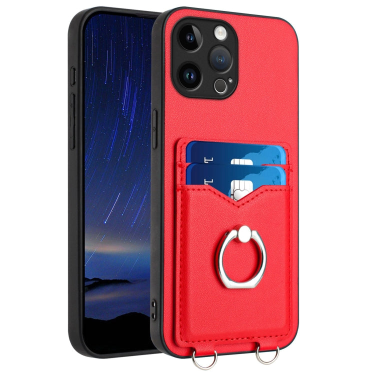 เคสโทรศัพท์พร้อมที่ใส่บัตรแหวน R20 สำหรับ iPhone 14 Plus, สำหรับ iPhone 14, สำหรับ iPhone 14 Pro, สำหรับ iPhone 14 Pro Max, สำหรับ iPhone SE 2022 / SE 2020 / 8, สำหรับ iPhone 13 Pro Max, สำหรับ iPhone 13 Pro, สำหรับ iPhone 13