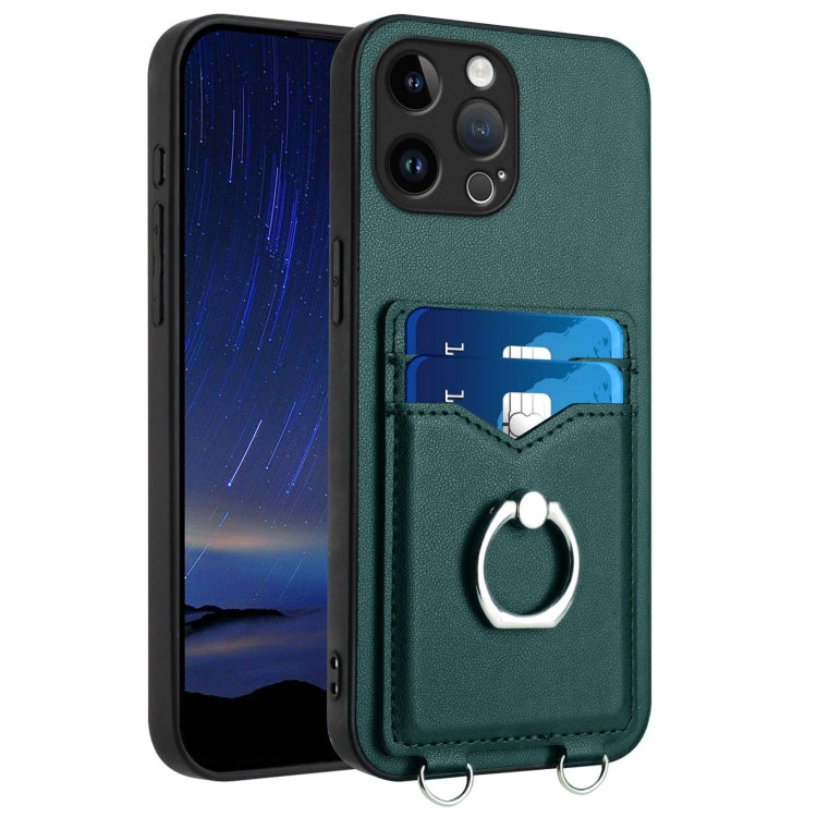 เคสโทรศัพท์พร้อมที่ใส่บัตรแหวน R20 สำหรับ iPhone 14 Plus, สำหรับ iPhone 14, สำหรับ iPhone 14 Pro, สำหรับ iPhone 14 Pro Max, สำหรับ iPhone SE 2022 / SE 2020 / 8, สำหรับ iPhone 13 Pro Max, สำหรับ iPhone 13 Pro, สำหรับ iPhone 13