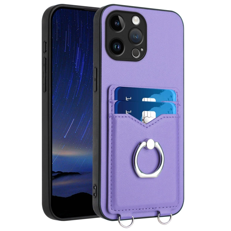 เคสโทรศัพท์พร้อมที่ใส่บัตรแหวน R20 สำหรับ iPhone 14 Plus, สำหรับ iPhone 14, สำหรับ iPhone 14 Pro, สำหรับ iPhone 14 Pro Max, สำหรับ iPhone SE 2022 / SE 2020 / 8, สำหรับ iPhone 13 Pro Max, สำหรับ iPhone 13 Pro, สำหรับ iPhone 13