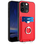 เคสโทรศัพท์พร้อมที่ใส่บัตรแหวน R20 สำหรับ iPhone 14 Plus, สำหรับ iPhone 14, สำหรับ iPhone 14 Pro, สำหรับ iPhone 14 Pro Max, สำหรับ iPhone SE 2022 / SE 2020 / 8, สำหรับ iPhone 13 Pro Max, สำหรับ iPhone 13 Pro, สำหรับ iPhone 13