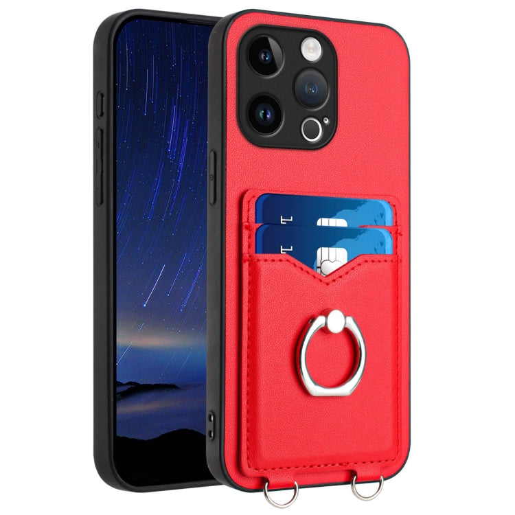 เคสโทรศัพท์พร้อมที่ใส่บัตรแหวน R20 สำหรับ iPhone 14 Plus, สำหรับ iPhone 14, สำหรับ iPhone 14 Pro, สำหรับ iPhone 14 Pro Max, สำหรับ iPhone SE 2022 / SE 2020 / 8, สำหรับ iPhone 13 Pro Max, สำหรับ iPhone 13 Pro, สำหรับ iPhone 13