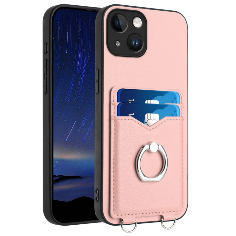 เคสโทรศัพท์พร้อมที่ใส่บัตรแหวน R20 สำหรับ iPhone 14 Plus, สำหรับ iPhone 14, สำหรับ iPhone 14 Pro, สำหรับ iPhone 14 Pro Max, สำหรับ iPhone SE 2022 / SE 2020 / 8, สำหรับ iPhone 13 Pro Max, สำหรับ iPhone 13 Pro, สำหรับ iPhone 13