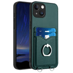 เคสโทรศัพท์พร้อมที่ใส่บัตรแหวน R20 สำหรับ iPhone 14 Plus, สำหรับ iPhone 14, สำหรับ iPhone 14 Pro, สำหรับ iPhone 14 Pro Max, สำหรับ iPhone SE 2022 / SE 2020 / 8, สำหรับ iPhone 13 Pro Max, สำหรับ iPhone 13 Pro, สำหรับ iPhone 13