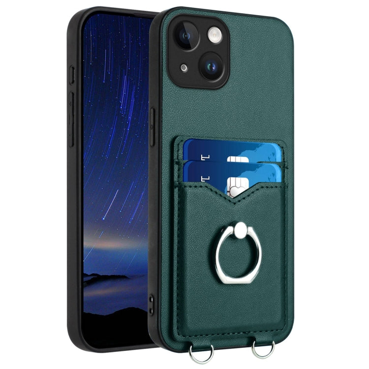เคสโทรศัพท์พร้อมที่ใส่บัตรแหวน R20 สำหรับ iPhone 14 Plus, สำหรับ iPhone 14, สำหรับ iPhone 14 Pro, สำหรับ iPhone 14 Pro Max, สำหรับ iPhone SE 2022 / SE 2020 / 8, สำหรับ iPhone 13 Pro Max, สำหรับ iPhone 13 Pro, สำหรับ iPhone 13
