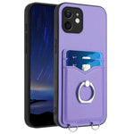 เคสโทรศัพท์พร้อมที่ใส่บัตรแหวน R20 สำหรับ iPhone 13 mini, สำหรับ iPhone 12, สำหรับ iPhone 12 Pro Max, สำหรับ iPhone 12 Pro, สำหรับ iPhone 12 mini, สำหรับ iPhone 11 Pro Max, สำหรับ iPhone 11, สำหรับ iPhone 11 Pro
