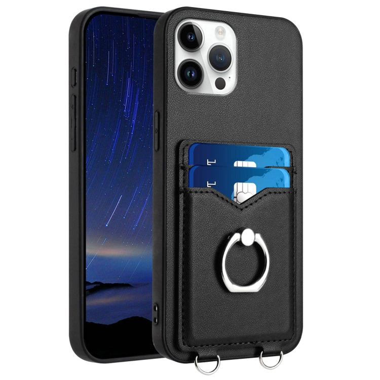 เคสโทรศัพท์พร้อมที่ใส่บัตรแหวน R20 สำหรับ iPhone 13 mini, สำหรับ iPhone 12, สำหรับ iPhone 12 Pro Max, สำหรับ iPhone 12 Pro, สำหรับ iPhone 12 mini, สำหรับ iPhone 11 Pro Max, สำหรับ iPhone 11, สำหรับ iPhone 11 Pro