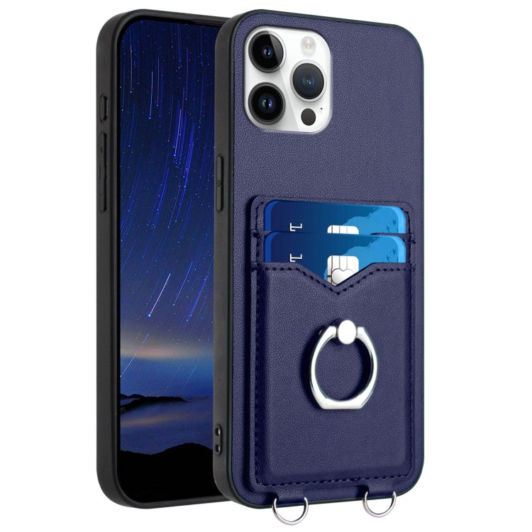 เคสโทรศัพท์พร้อมที่ใส่บัตรแหวน R20 สำหรับ iPhone 13 mini, สำหรับ iPhone 12, สำหรับ iPhone 12 Pro Max, สำหรับ iPhone 12 Pro, สำหรับ iPhone 12 mini, สำหรับ iPhone 11 Pro Max, สำหรับ iPhone 11, สำหรับ iPhone 11 Pro
