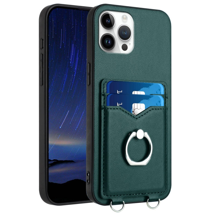 เคสโทรศัพท์พร้อมที่ใส่บัตรแหวน R20 สำหรับ iPhone 13 mini, สำหรับ iPhone 12, สำหรับ iPhone 12 Pro Max, สำหรับ iPhone 12 Pro, สำหรับ iPhone 12 mini, สำหรับ iPhone 11 Pro Max, สำหรับ iPhone 11, สำหรับ iPhone 11 Pro
