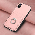 เคสโทรศัพท์พร้อมที่ใส่บัตรแหวน R20 สำหรับ iPhone XS / X, สำหรับ iPhone XR, สำหรับ iPhone XS Max, สำหรับ iPhone 8 Plus / 7 Plus