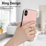 เคสโทรศัพท์พร้อมที่ใส่บัตรแหวน R20 สำหรับ iPhone XS / X, สำหรับ iPhone XR, สำหรับ iPhone XS Max, สำหรับ iPhone 8 Plus / 7 Plus
