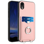 เคสโทรศัพท์พร้อมที่ใส่บัตรแหวน R20 สำหรับ iPhone XS / X, สำหรับ iPhone XR, สำหรับ iPhone XS Max, สำหรับ iPhone 8 Plus / 7 Plus