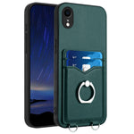 เคสโทรศัพท์พร้อมที่ใส่บัตรแหวน R20 สำหรับ iPhone XS / X, สำหรับ iPhone XR, สำหรับ iPhone XS Max, สำหรับ iPhone 8 Plus / 7 Plus