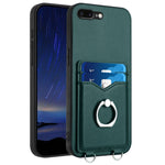 เคสโทรศัพท์พร้อมที่ใส่บัตรแหวน R20 สำหรับ iPhone XS / X, สำหรับ iPhone XR, สำหรับ iPhone XS Max, สำหรับ iPhone 8 Plus / 7 Plus