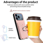เคสโทรศัพท์พร้อมที่ใส่บัตรแหวน R20 สำหรับ iPhone 17 Pro Max, สำหรับ iPhone 17 Pro, สำหรับ iPhone 17, สำหรับ iPhone Air, สำหรับ iPhone 15 Pro Max, สำหรับ iPhone 15 Pro, สำหรับ iPhone 15 Plus, สำหรับ iPhone 15