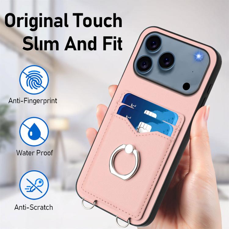 เคสโทรศัพท์พร้อมที่ใส่บัตรแหวน R20 สำหรับ iPhone 17 Pro Max, สำหรับ iPhone 17 Pro, สำหรับ iPhone 17, สำหรับ iPhone Air, สำหรับ iPhone 15 Pro Max, สำหรับ iPhone 15 Pro, สำหรับ iPhone 15 Plus, สำหรับ iPhone 15