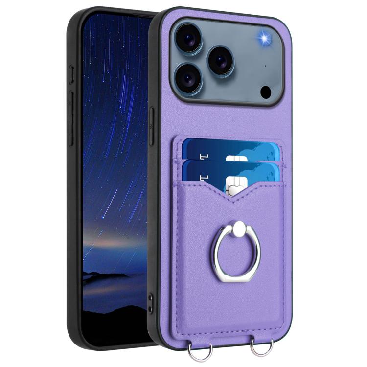 เคสโทรศัพท์พร้อมที่ใส่บัตรแหวน R20 สำหรับ iPhone 17 Pro Max, สำหรับ iPhone 17 Pro, สำหรับ iPhone 17, สำหรับ iPhone Air, สำหรับ iPhone 15 Pro Max, สำหรับ iPhone 15 Pro, สำหรับ iPhone 15 Plus, สำหรับ iPhone 15