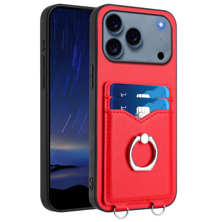 เคสโทรศัพท์พร้อมที่ใส่บัตรแหวน R20 สำหรับ iPhone 17 Pro Max, สำหรับ iPhone 17 Pro, สำหรับ iPhone 17, สำหรับ iPhone Air, สำหรับ iPhone 15 Pro Max, สำหรับ iPhone 15 Pro, สำหรับ iPhone 15 Plus, สำหรับ iPhone 15