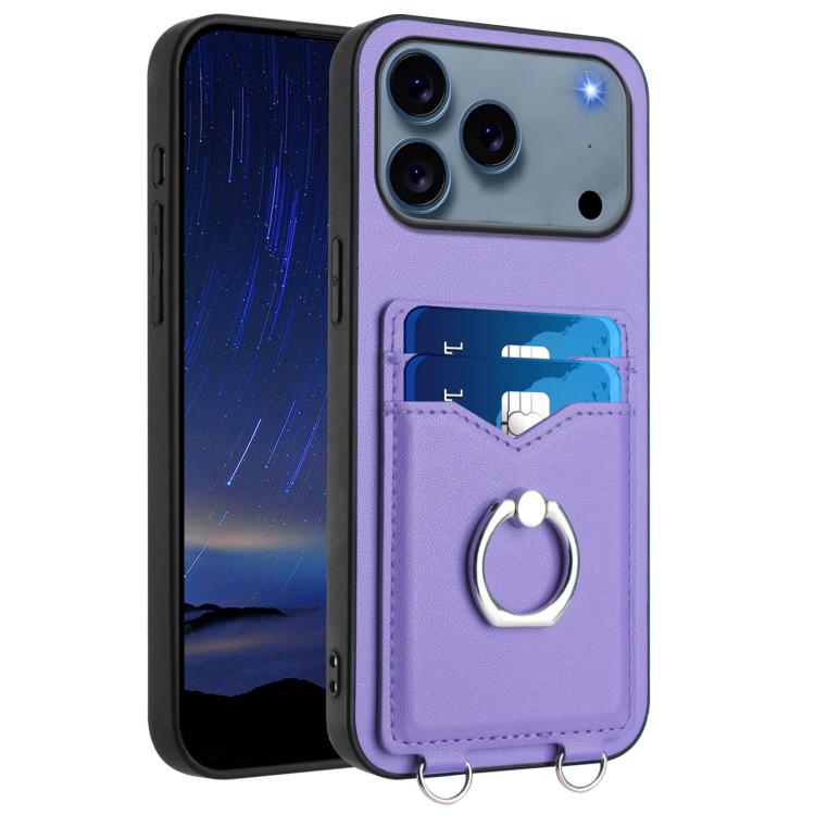 เคสโทรศัพท์พร้อมที่ใส่บัตรแหวน R20 สำหรับ iPhone 17 Pro Max, สำหรับ iPhone 17 Pro, สำหรับ iPhone 17, สำหรับ iPhone Air, สำหรับ iPhone 15 Pro Max, สำหรับ iPhone 15 Pro, สำหรับ iPhone 15 Plus, สำหรับ iPhone 15