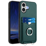 เคสโทรศัพท์พร้อมที่ใส่บัตรแหวน R20 สำหรับ iPhone 17 Pro Max, สำหรับ iPhone 17 Pro, สำหรับ iPhone 17, สำหรับ iPhone Air, สำหรับ iPhone 15 Pro Max, สำหรับ iPhone 15 Pro, สำหรับ iPhone 15 Plus, สำหรับ iPhone 15