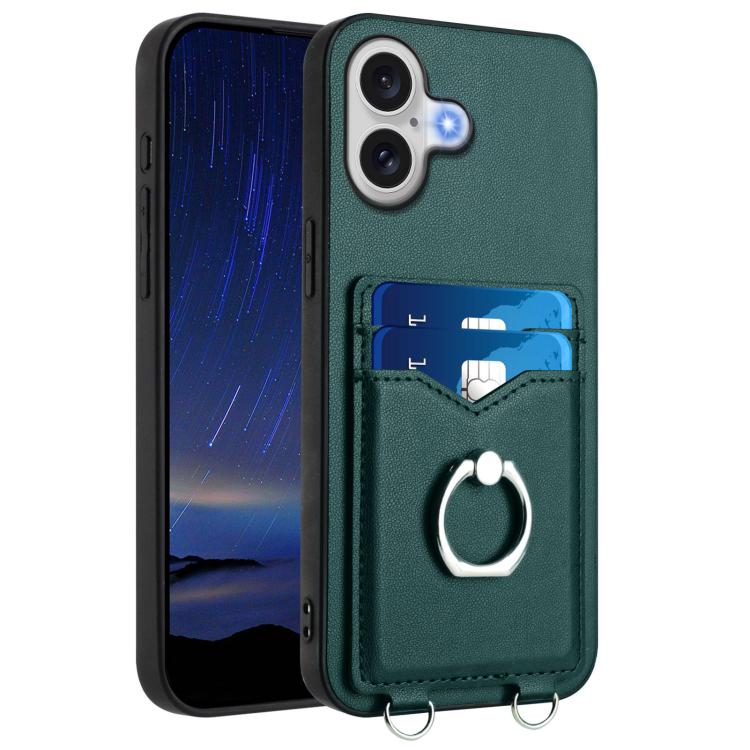 เคสโทรศัพท์พร้อมที่ใส่บัตรแหวน R20 สำหรับ iPhone 17 Pro Max, สำหรับ iPhone 17 Pro, สำหรับ iPhone 17, สำหรับ iPhone Air, สำหรับ iPhone 15 Pro Max, สำหรับ iPhone 15 Pro, สำหรับ iPhone 15 Plus, สำหรับ iPhone 15