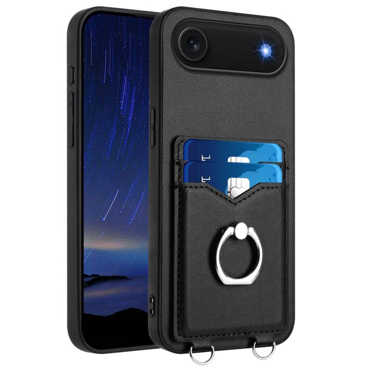 เคสโทรศัพท์พร้อมที่ใส่บัตรแหวน R20 สำหรับ iPhone 17 Pro Max, สำหรับ iPhone 17 Pro, สำหรับ iPhone 17, สำหรับ iPhone Air, สำหรับ iPhone 15 Pro Max, สำหรับ iPhone 15 Pro, สำหรับ iPhone 15 Plus, สำหรับ iPhone 15