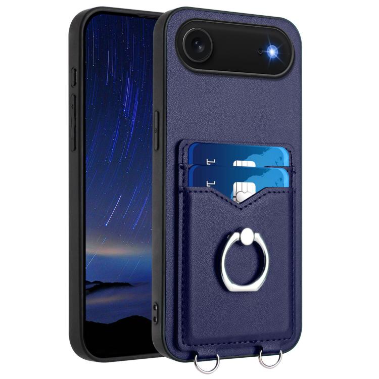 เคสโทรศัพท์พร้อมที่ใส่บัตรแหวน R20 สำหรับ iPhone 17 Pro Max, สำหรับ iPhone 17 Pro, สำหรับ iPhone 17, สำหรับ iPhone Air, สำหรับ iPhone 15 Pro Max, สำหรับ iPhone 15 Pro, สำหรับ iPhone 15 Plus, สำหรับ iPhone 15
