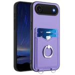 เคสโทรศัพท์พร้อมที่ใส่บัตรแหวน R20 สำหรับ iPhone 17 Pro Max, สำหรับ iPhone 17 Pro, สำหรับ iPhone 17, สำหรับ iPhone Air, สำหรับ iPhone 15 Pro Max, สำหรับ iPhone 15 Pro, สำหรับ iPhone 15 Plus, สำหรับ iPhone 15
