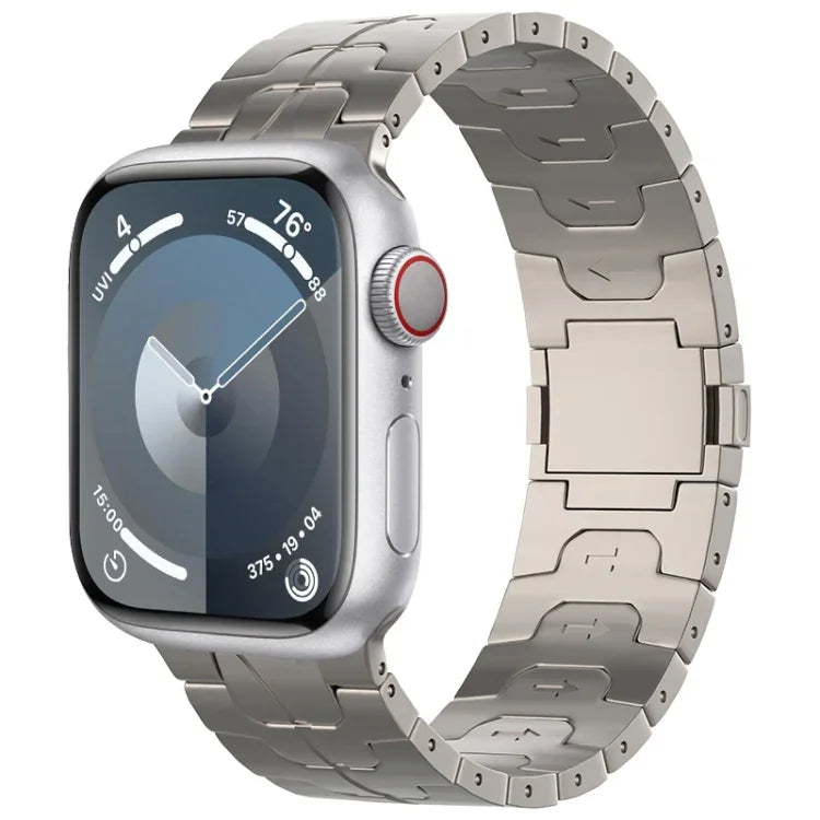 Magnetic Buckle Titanium Alloy Watch Band, For Apple Watch SE 2023 44mm, For Apple Watch Ultra 2 49mm, For Apple Watch Series 9 45mm, For Apple Watch Ultra 49mm, For Apple Watch Series 8 45mm, For Apple Watch SE 2022 44mm, For Apple Watch Series 7 45mm...