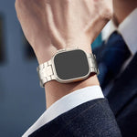 Magnetic Buckle Titanium Alloy Watch Band, For Apple Watch SE 2023 44mm, For Apple Watch Ultra 2 49mm, For Apple Watch Series 9 45mm, For Apple Watch Ultra 49mm, For Apple Watch Series 8 45mm, For Apple Watch SE 2022 44mm, For Apple Watch Series 7 45mm...