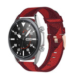 สายรัดผ้าไนลอนถักลายผิว ขนาด: ฟรีไซส์ 20mm สำหรับ Galaxy Watch 3 41mm