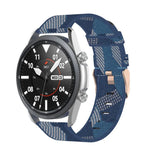 สายรัดผ้าไนลอนถักลายผิว ขนาด: ฟรีไซส์ 20mm สำหรับ Galaxy Watch 3 41mm