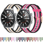 สายรัดผ้าไนลอนถักลายผิว ขนาด: ฟรีไซส์ 20mm สำหรับ Galaxy Watch 3 41mm