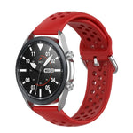 สายรัดซิลิโคนกีฬา R850 สีเรียบ ขนาด: ฟรีไซส์ 20mm สำหรับ Galaxy Watch 3 41mm