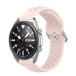 สายรัดซิลิโคนกีฬา R850 สีเรียบ ขนาด: ฟรีไซส์ 20mm สำหรับ Galaxy Watch 3 41mm