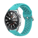 สายรัดซิลิโคนกีฬา R850 สีเรียบ ขนาด: ฟรีไซส์ 20mm สำหรับ Galaxy Watch 3 41mm