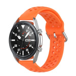 สายรัดซิลิโคนกีฬา R850 สีเรียบ ขนาด: ฟรีไซส์ 20mm สำหรับ Galaxy Watch 3 41mm