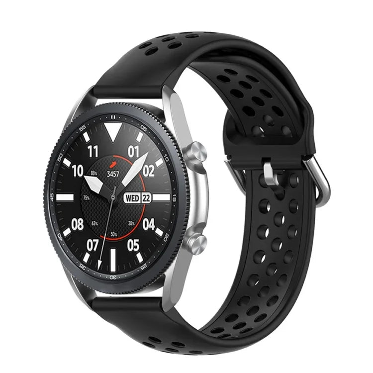 สายรัดซิลิโคนกีฬา R850 สีเรียบ ขนาด: ฟรีไซส์ 20mm สำหรับ Galaxy Watch 3 41mm
